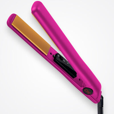 1 Inch Ceramic Hairstyling Iron - Hot Pink Metallic